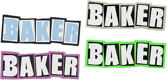 Baker Brand Logo Dip Sticker Single Assorted