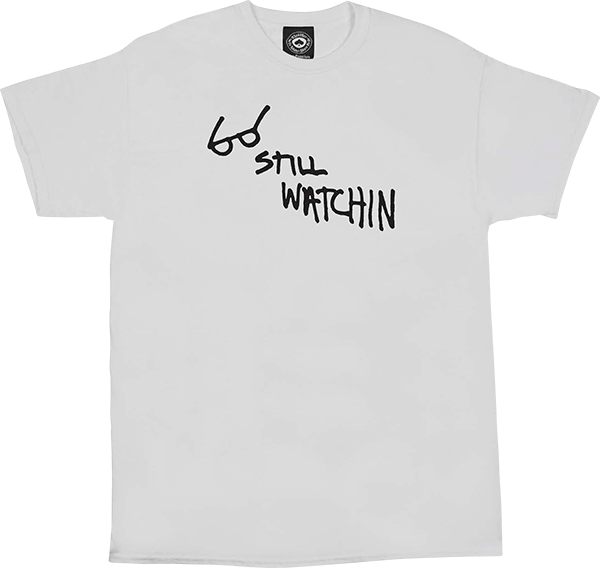 Thrasher Still Watchin T-Shirt - Size: SMALL White