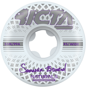 Ricta Brevard Reflective Naturals Wide 53mm 99a Skateboard Wheels (Set of 4)