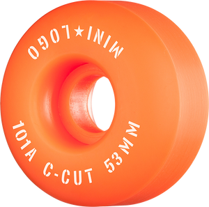 Ml C-Cut 53mm 101a Orange  Skateboard Wheels (Set of 4)