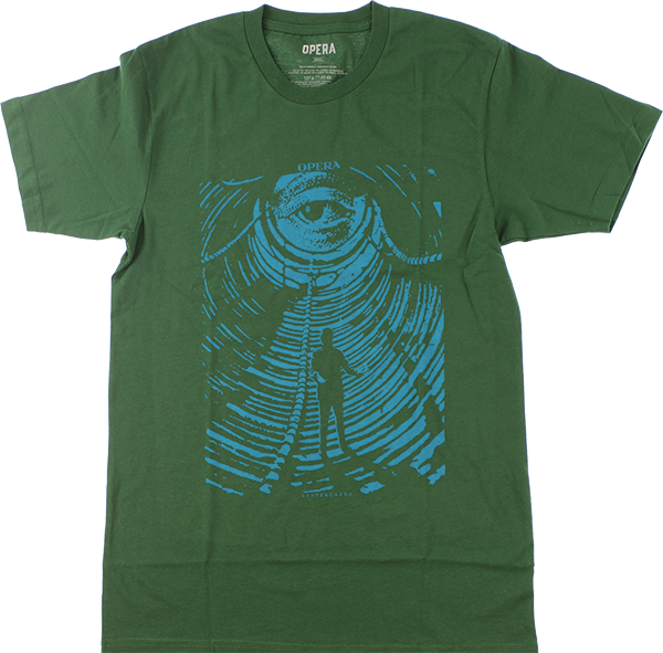 Opera Slither T-Shirt - Size: SMALL Dark Green