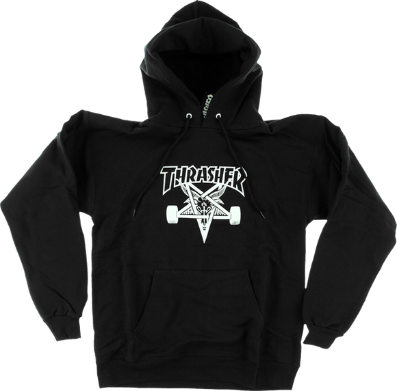 Thrasher Skategoat Hooded Sweatshirt - SMALL Black