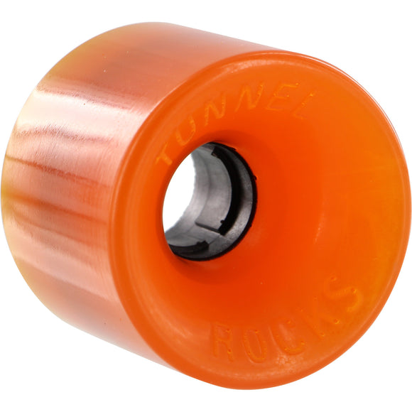 Tunnel Rocks 63mm 82a Translucent Orange Longboard Wheels (Set of 4)  | Universo Extremo Boards Skate & 2Surf