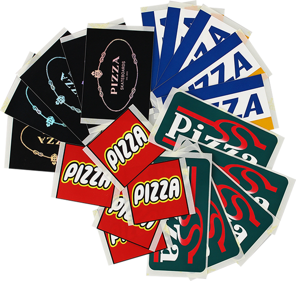Pizza Sticker Pack#1 20/Pack Assorted Decals
