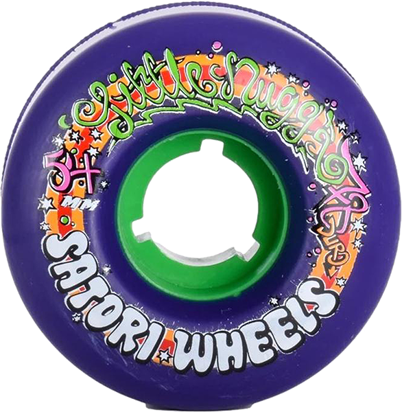 Satori Goo Ball Lil Nuggs 54mm 78a Purple Skateboard Wheels (Set of 4)