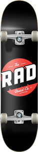 Rad Logo Classic Complete Skateboard -8.12 Black 
