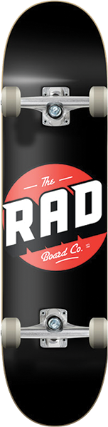 Rad Logo Classic Complete Skateboard -8.12 Black 