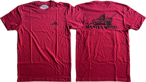 The Heated Wheel Grasshopper T-Shirt - Size: X-LARGE Wine Red