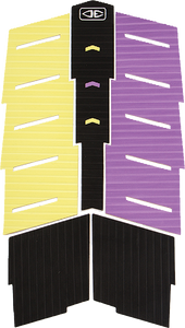 O&E Ocean & Earth Dakoda Walters 5 PIECE Center Deck Pad Black/Purple/Yellow