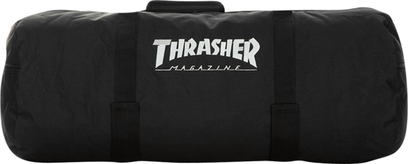 Thrasher Logo Duffel Bag Black W/Board Straps