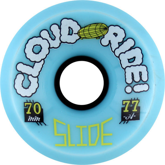 Cloud Ride Slide Powder Longboard Wheels - 70mm 77a (Set of 4) - Universo Extremo Boards