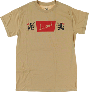 Lowcard Cheers T-Shirt - Size: SMALL Old Gold