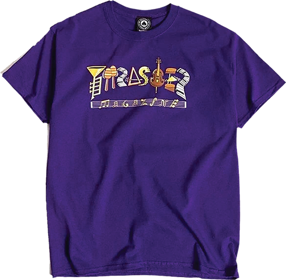 Thrasher Fillmore Logo T-Shirt - Size: MEDIUM Purple