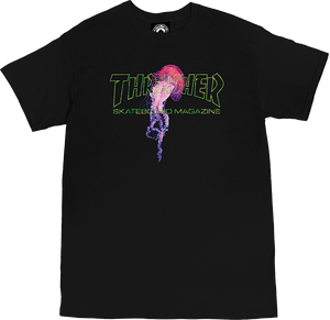 Thrasher Atlantic Drift T-Shirt - Size: LARGE Black