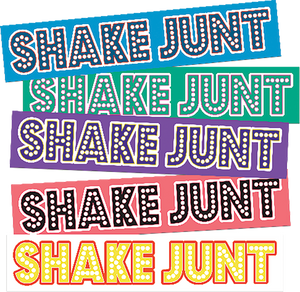 Shake Junt 10/Pk Assorted  Stretch Pastel Sticker Pack