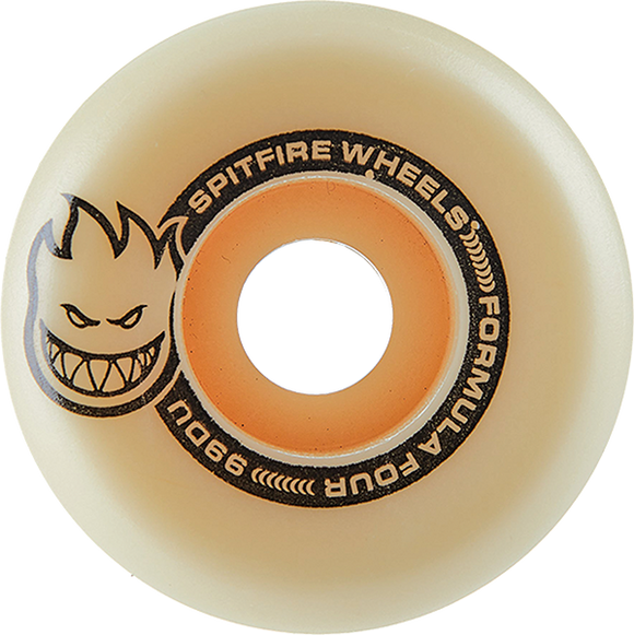 Spitfire F4 99a Conical Full 48mm Lil Smokies Natural  Skateboard Wheels (Set of 4)