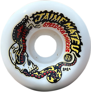 Speedlab Jaime Mateu Pro 55mm 101a White Skateboard Wheels (Set of 4)