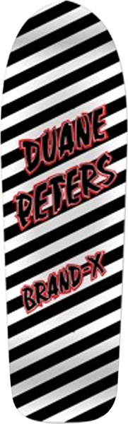 Brand-x Peters Rider Skateboard Deck -9.37x33.37 White DECK ONLY
