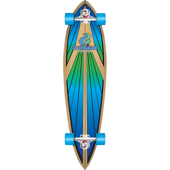 Layback Soul Ride Pintail Complete Longboard Skateboard