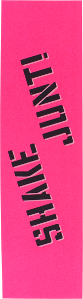 Shake Junt Single Sheet Colored GRIPTAPE 9x33 Pink/Black/White 