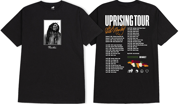 Primitive Uprising T-Shirt - Size: SMALL Black