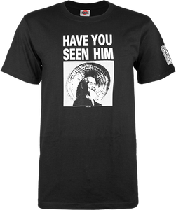 Powell Peralta Have You Seen Him T-Shirt - Size: SMALL Black