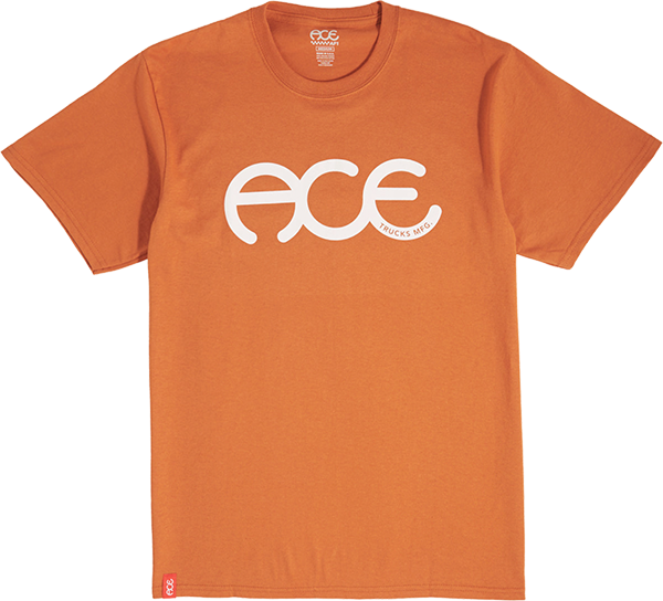 Ace Rings T-Shirt - Size: SMALL Burnt Orange