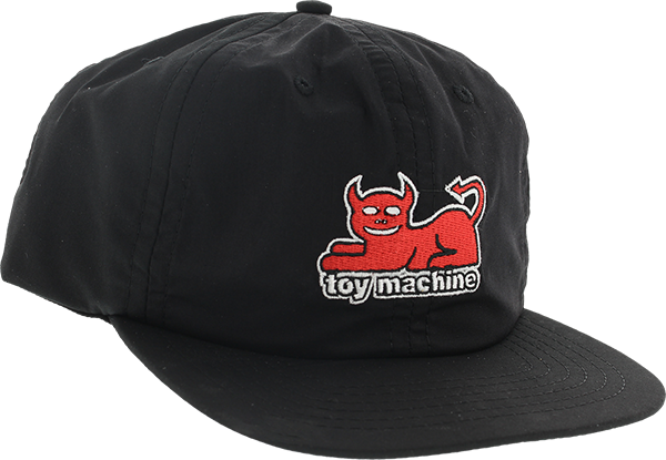 Toy Machine Devil Cat Skate Skate HAT - Adjustable Black  