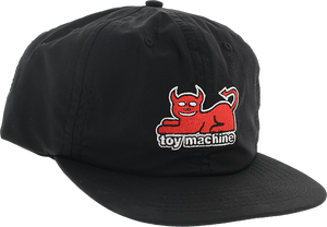 Toy Machine Devil Cat Skate Skate HAT - Adjustable Black  