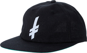 Deathwish Gang Logo Wool Skate Skate HAT - Adjustable Black  