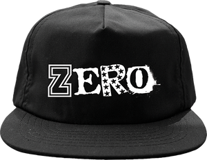 Zero Legacy Ransom Skate Skate HAT - Adjustable Black/White  