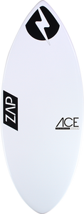 Zap Ace 50" Skimboard White/Assorted  Color Bottom Art