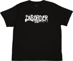 Disorder Spray T-Shirt - Size: LARGE Vintage Black