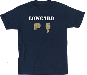Lowcard You Suck T-Shirt - Size: X-LARGE Navy