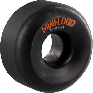 Mini Logo A-Cut 53mm 101a Black Skateboard Wheels (Set of 4) - Universo Extremo Boards