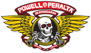 Powell Peralta Winged Ripper Og Oval Decal Red