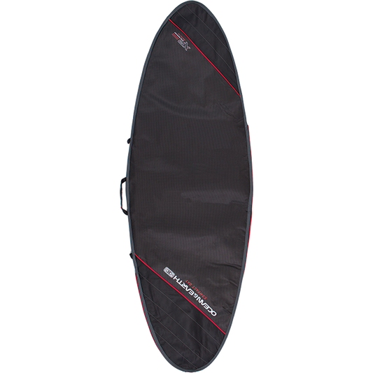 Ocean and Earth - Compact Day Fish Cover 7'8" - Black/Red
