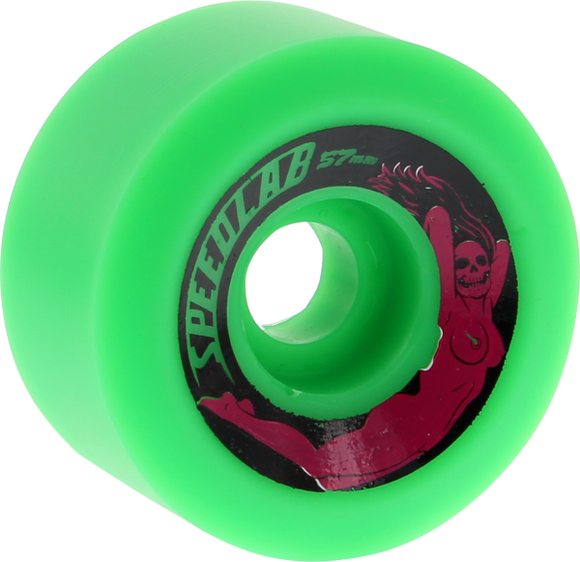 Speedlab Bombshells 57mm 99a Green Skateboard Wheels (Set of 4)