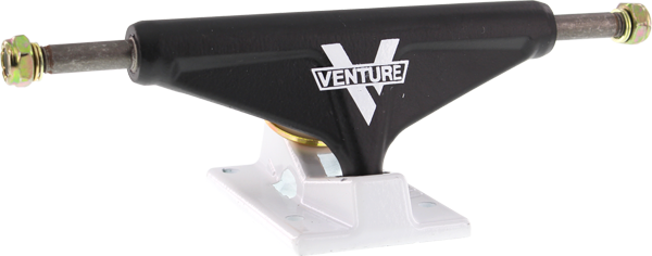 Venture LO 5.0 Salt & Pepper W/Logo Skateboard Trucks (Set of 2)