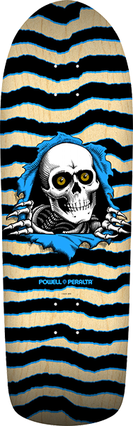 Powell Peralta Old School Ripper 16 Dk-10x31.75 Natural/Blue DECK ONLY