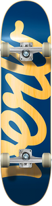 Verb Script Logo Complete Skateboard -8.12 Gold/Navy 