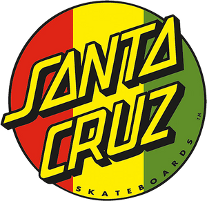 Santa Cruz Rasta Dot 3" Decal