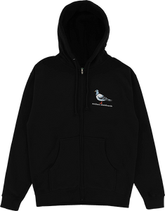 Antihero Lil Pigeon Zip Hooded Sweatshirt - SMALL Black/Multi/Color