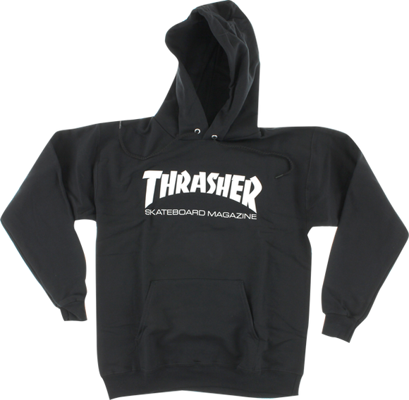 Thrasher Skate Mag Hooded Sweatshirt - SMALL Black/White