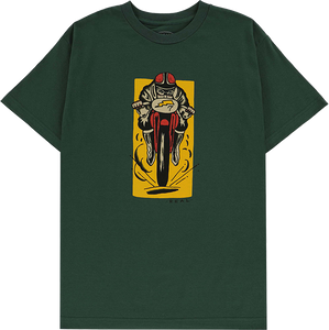Real Moto T-Shirt - Size: MEDIUM Forest Green