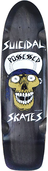 Suicidal Punk Skull Rider Dk-8.3x30.5 Blue/Black Fd DECK ONLY