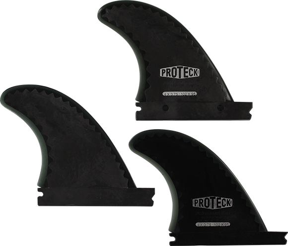 Proteck Perform Ffs Grom Thruster Set 4.0 Black Surfboard FIN 