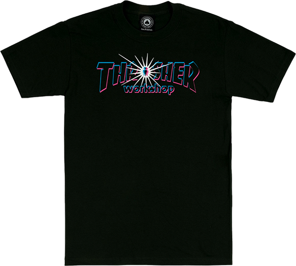 Thrasher X Alien Workshops Nova T-Shirt - Size: X-LARGE Black