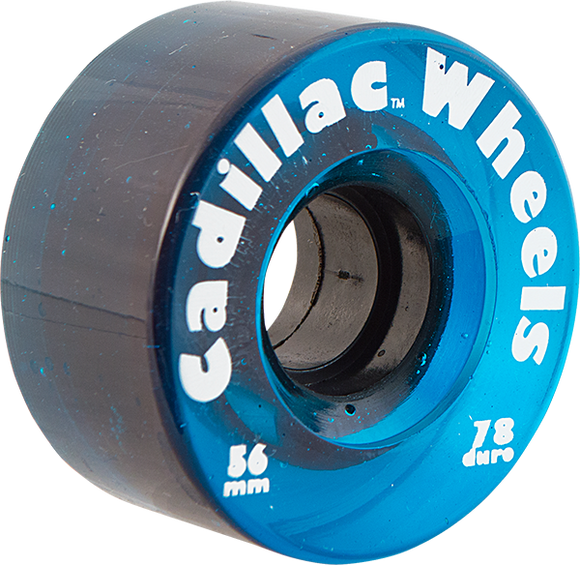 Cadillac 56mm Blue Skateboard Wheels (Set of 4)