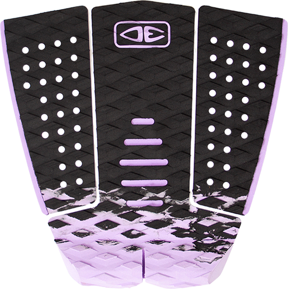 O&E Ocean & Earth Tyler Wright Signature 3 PIECE Tail Pad Black/Violet